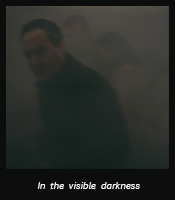 In the visible darkness
